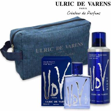 Ulric de varens set night(m)bag edt 60ml+ deo spray 200 ml