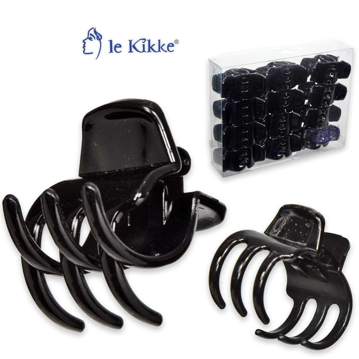 Le kikke pinza nera 3,5 x 3,5 cm box da 24 pezzi