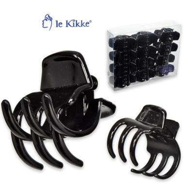 Le kikke pinza nera 3,5 x 3,5 cm box da 24 pezzi