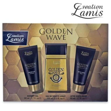 Creation lamis coffret golden wave uomo 3 pezzi