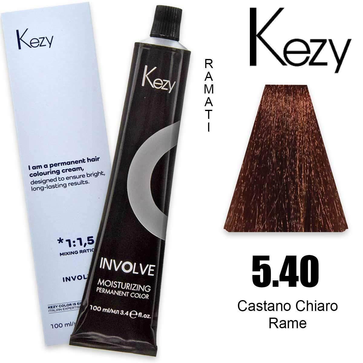 Kezy involve color 100 ml castano chiaro rame 5.40