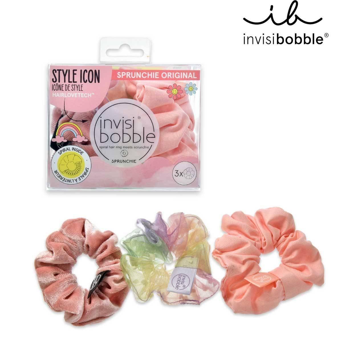 Invisibobble sprunchie retro dreamin macaron 3pz