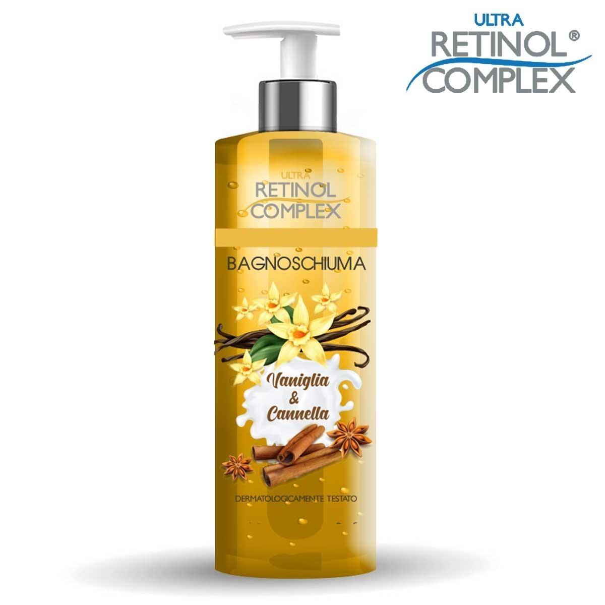 Retinol complex bagnoschiuma vaniglia & cannella 500 ml