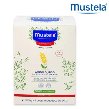 Mustela amido di riso 100 gr (5 buste da 20gr cad)