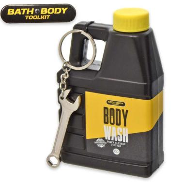 Bath+ body toolkit flacone bagnoschiuma  200 ml + p/ta chiavi (assort.)