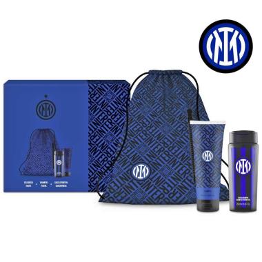 Inter  gift set bag  (showergel 250 ml+ showergel 200ml tb + sacca portascarpe)