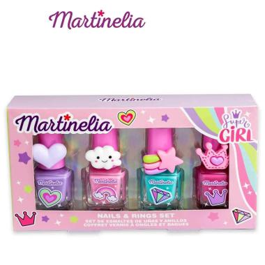 Martinelia super girl nails & rings set