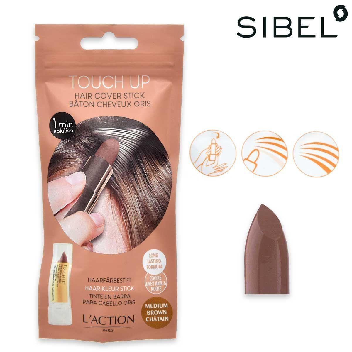 L'action stick for grey hair medium brown