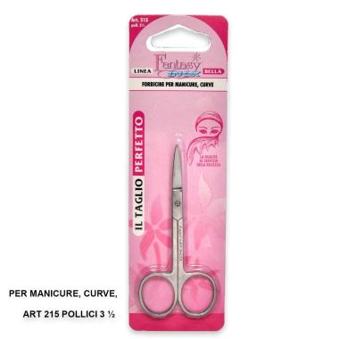 Forbici manicure curve inox 215 poll. 3 ½  paolucci