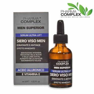 Pharma complex siero viso men acido ialuronico e vit. e  30 ml