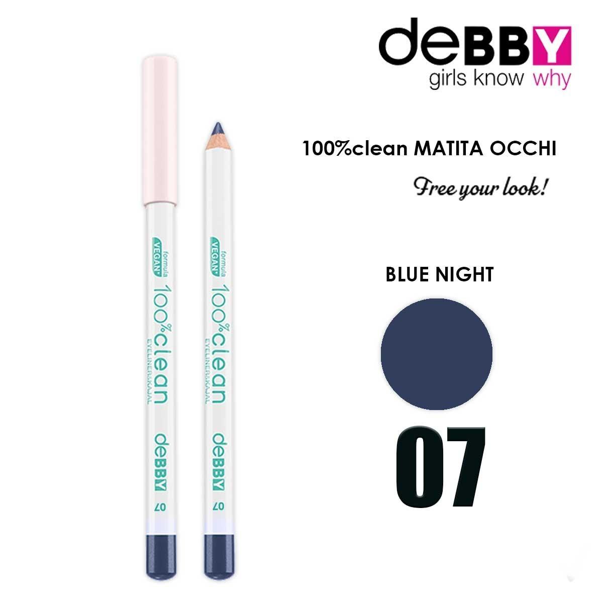 Debby matita occhi 100% clean 7 blue night