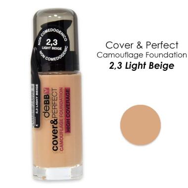 Debby fondotinta cover&perfect camouflage 2.3 light beige