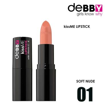 Debby rossetto kiss me lipstick creamy 01