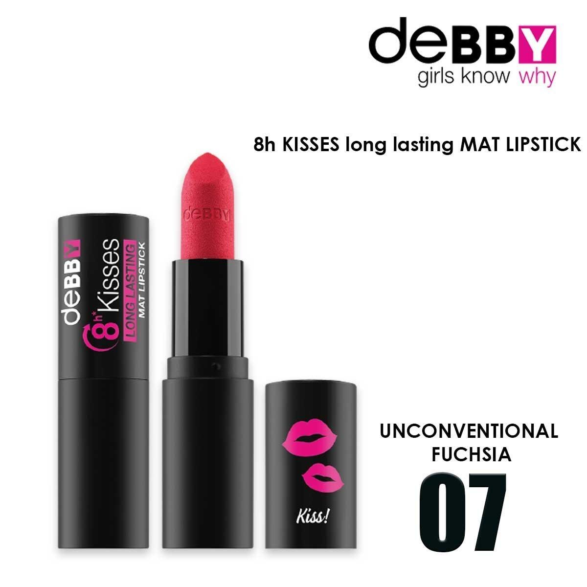Debby rossetto long lasting mat 8h kisses 07 unconventional fuchsia