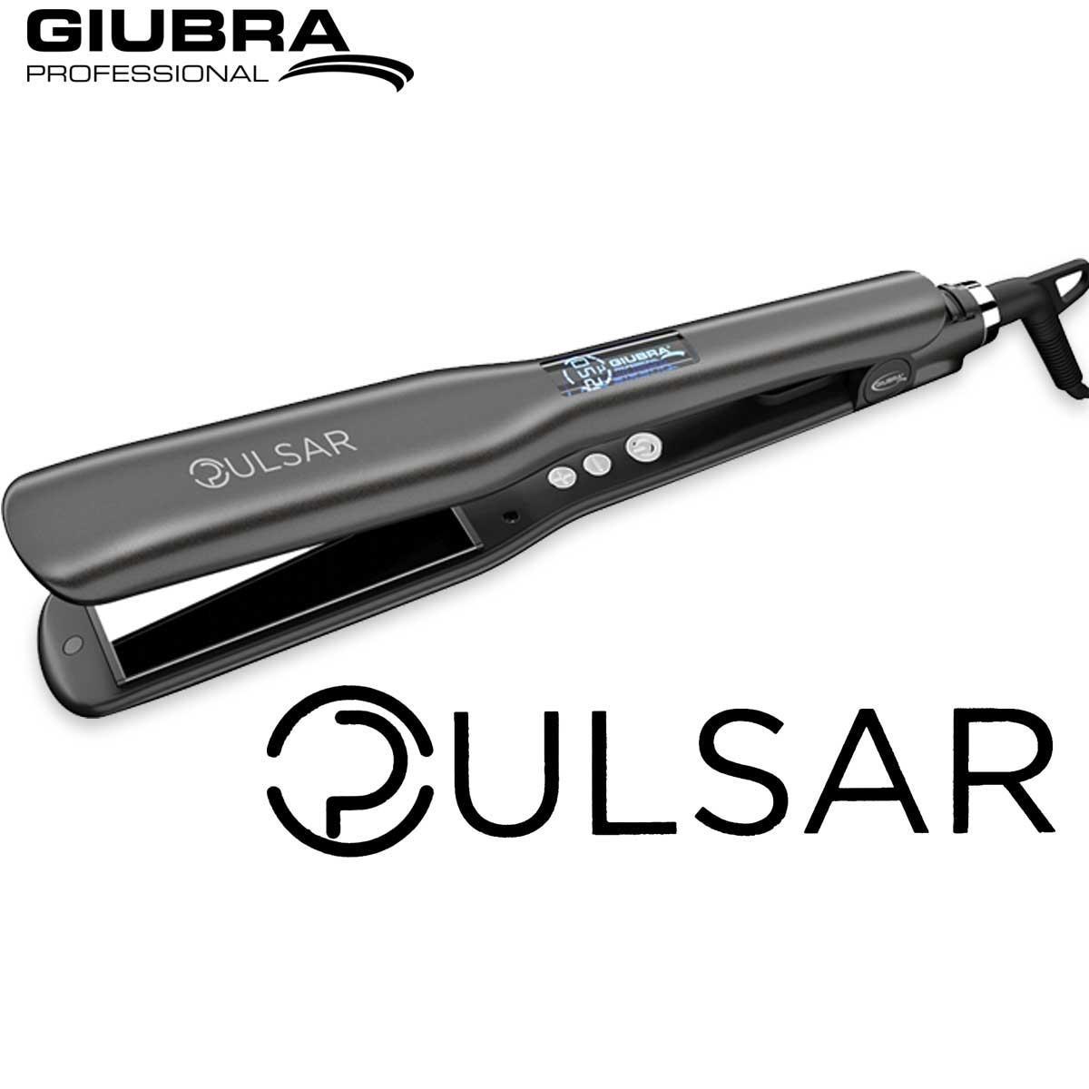 Giubra piastra pulsar in titanio con display col. nero