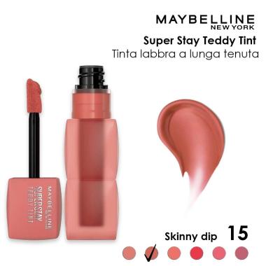 Maybelline teddy tint tinta labbra effetto matte vellutato 15