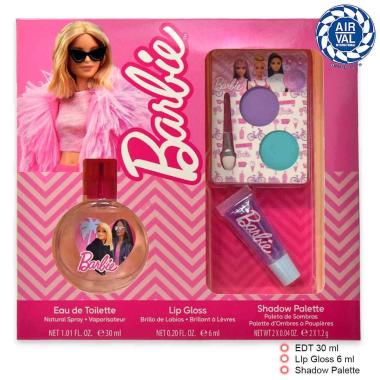 Barbie set edt 30ml + kit cosmetica