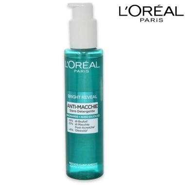 L'oreal bright reveal siero detergente anti macchia niacinamide 120 ml