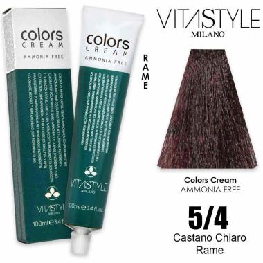 Vitastyle colors cream senza ammoniaca 100 ml 5.4