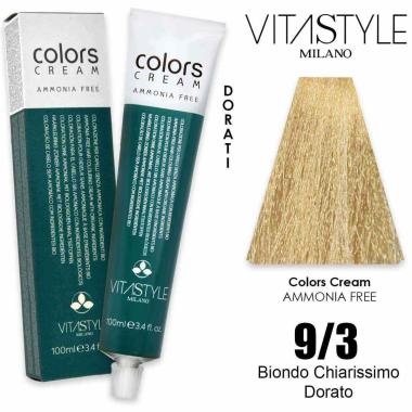 Vitastyle colors cream senza ammoniaca 100 ml 9.3