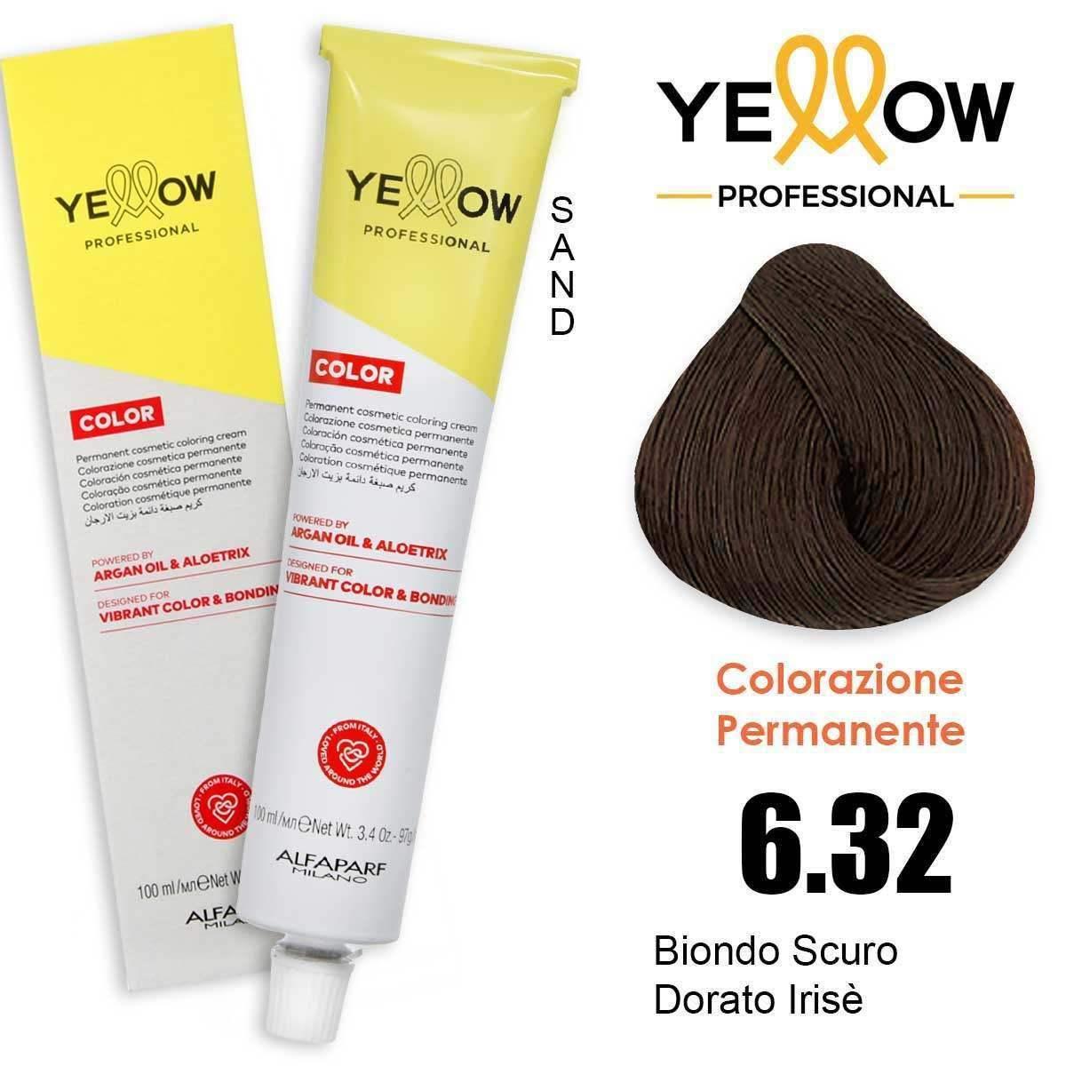 Alfaparf yellow color permanent 6.32 100ml