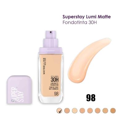 Maybelline fondotinta liquido superstay lumi matte 30h n. 98