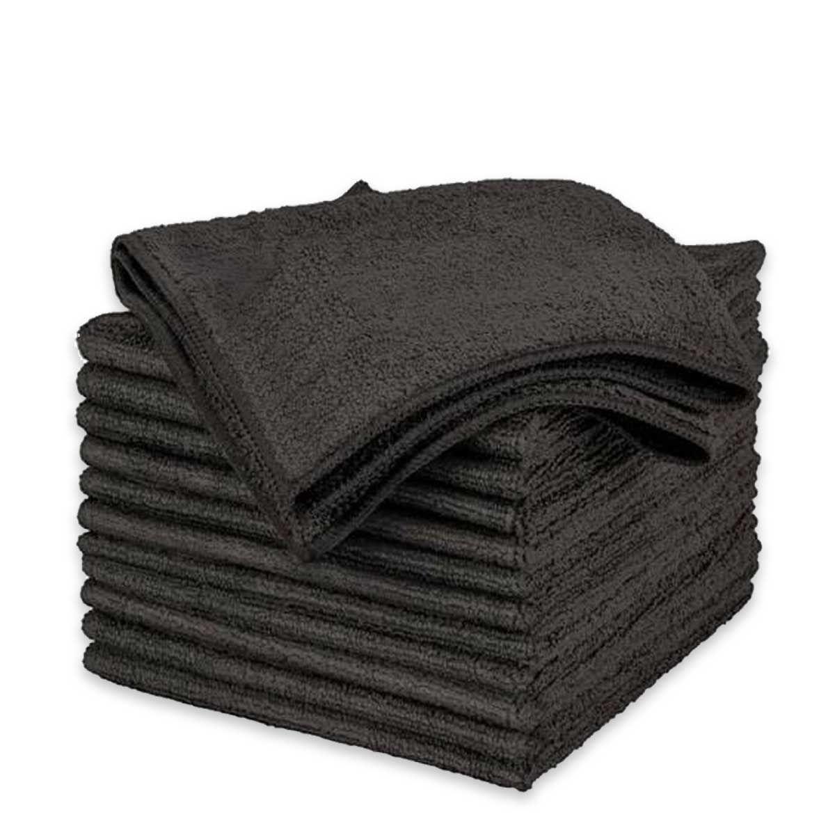 Sibel asciugamano in microfibra black candeggiabile 12 pezzi 45 x 85 cm