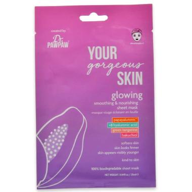Dr. paw paw glowing sheet mask - maschera illuminante 25 ml