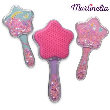 Martinelia glittery hair brush unicorn