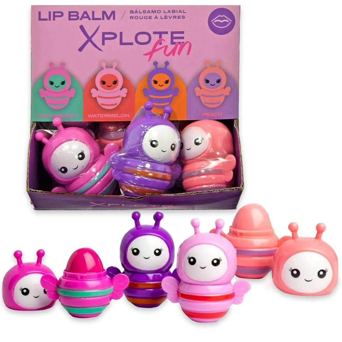 Xplote fun bee happy lip balm assorted