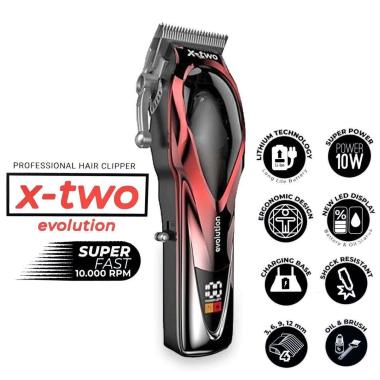 Giubra tagliacapelli g-lux two evolution rossa testina fissa acciaio 440 giapponese