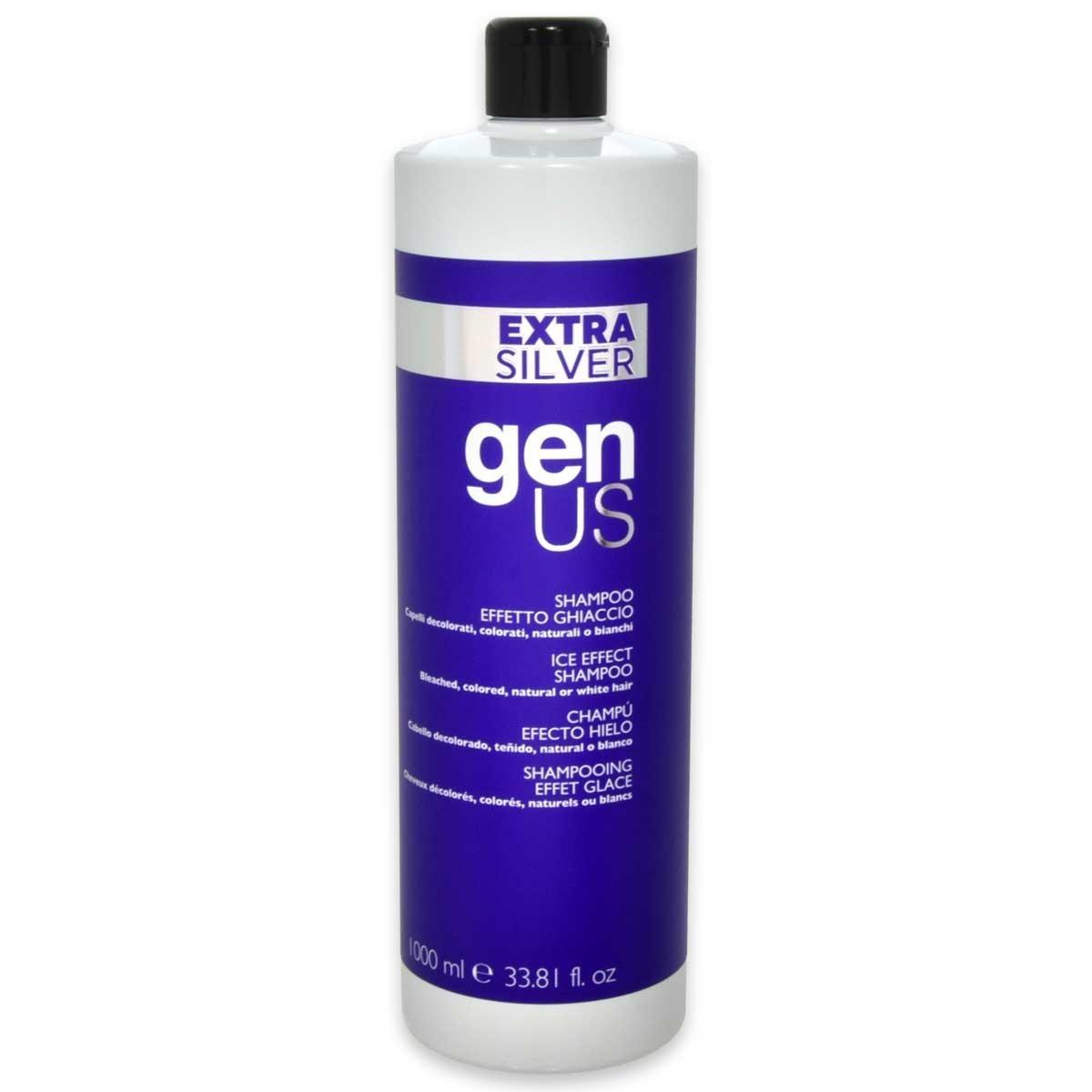 Genus extra silver ice effect shampoo 1000 ml