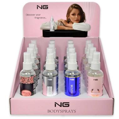Ng - display body spray 100 ml assortito 4 ref - totale 16pz (variante pink)