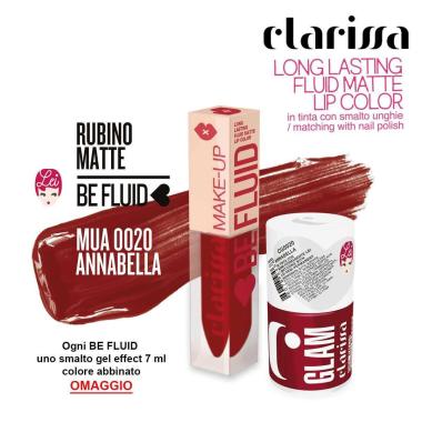 Be fluid lip color annabella rubino matte 4 ml