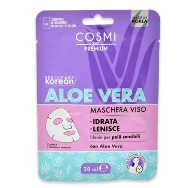 Cosmi maschera viso k-beauty aloe