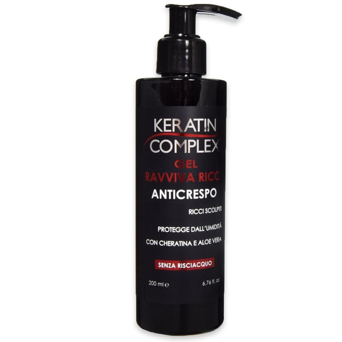 Keratin complex gel ravviva ricci anti crespo 200 ml