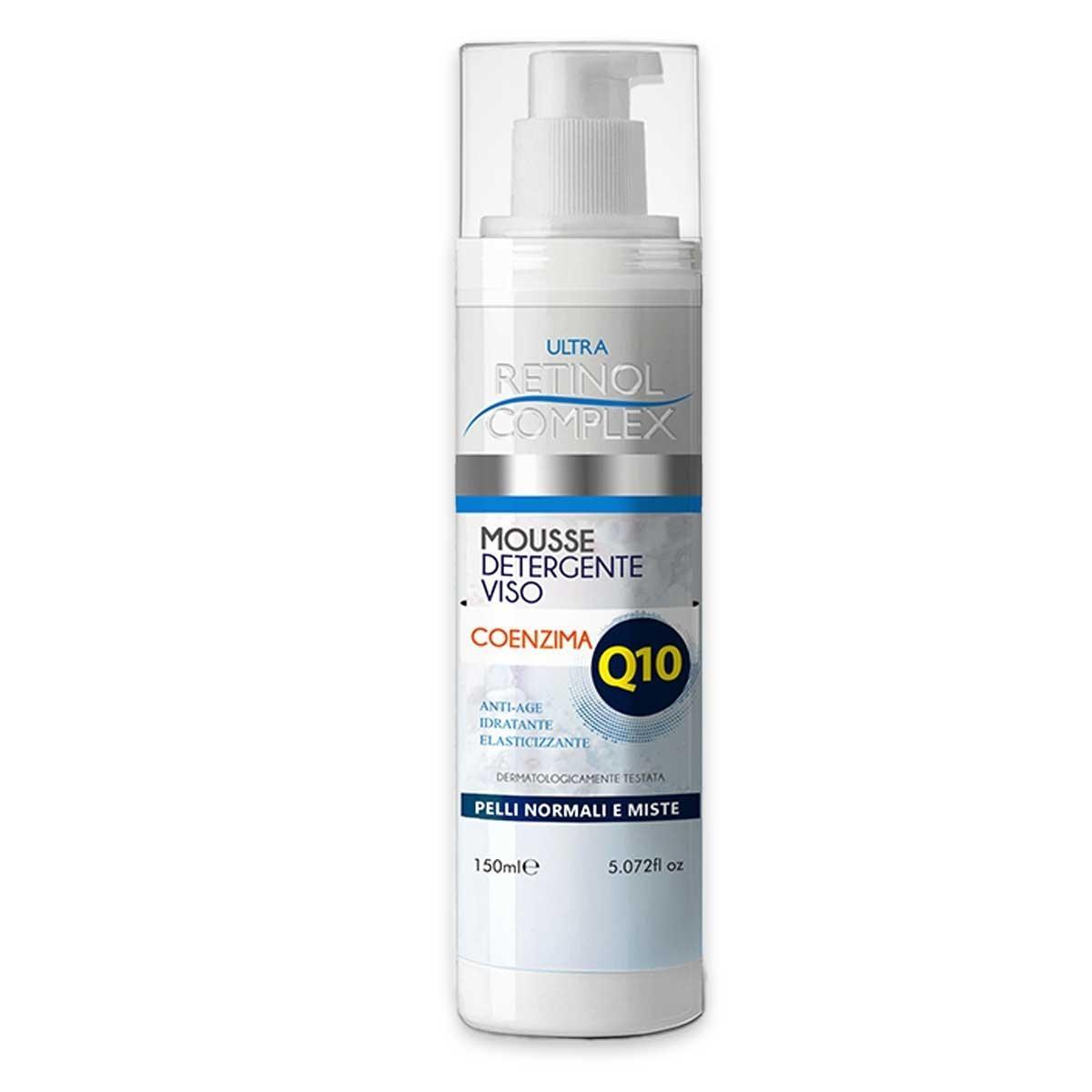 Retinol complex mousse detergente viso coenzima q10 pelli normali e miste 150 ml