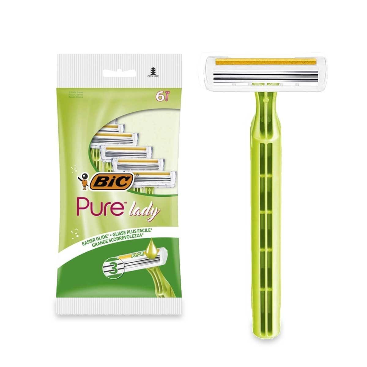 Bic rasoio pure 3 lady 6 pz