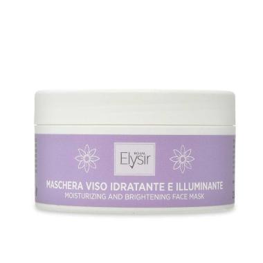 Roial elysir maschera viso idratante illuminante 250ml l con estratto di anguria e pompelmo-acido ialuronico