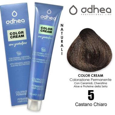 Odhea color cream con ammoniaca 100 ml - 5 castano chiaro