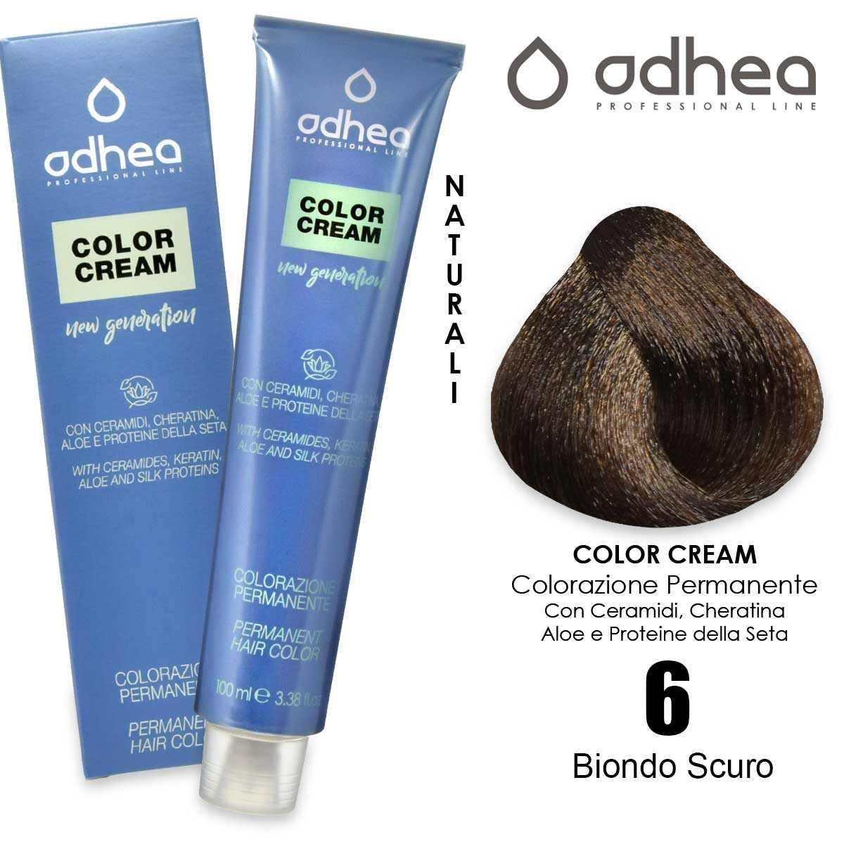 Odhea color cream con ammoniaca 100 ml - 6 biondo scuro