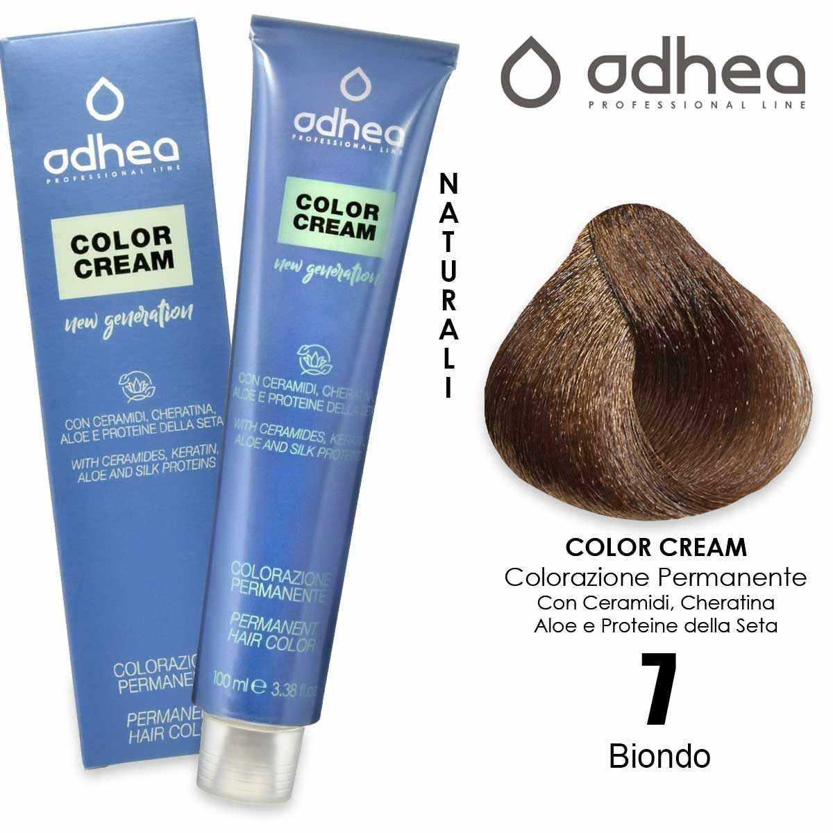 Odhea color cream con ammoniaca 100 ml - 7 biondo