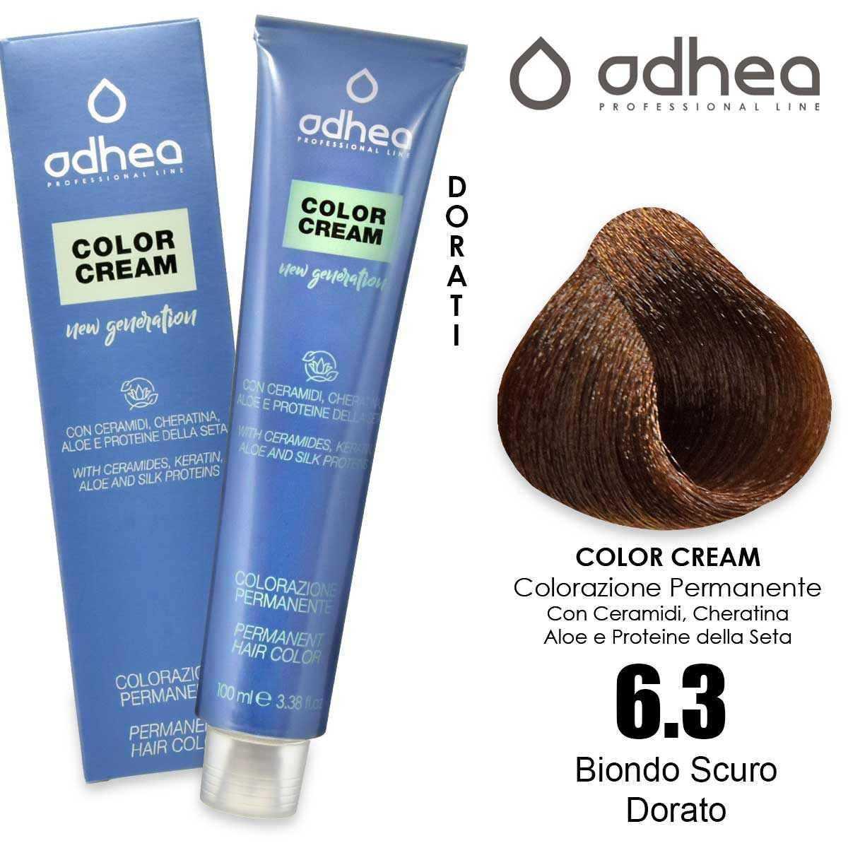 Odhea color cream con ammoniaca 100 ml - 6.3 biondo scuro dorato