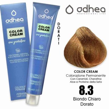 Odhea color cream con ammoniaca 100 ml - 8.3 biondo chiaro dorato