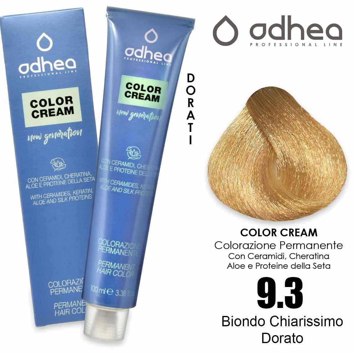 Odhea color cream con ammoniaca 100 ml - 9.3 biondo chiarissimo dorato