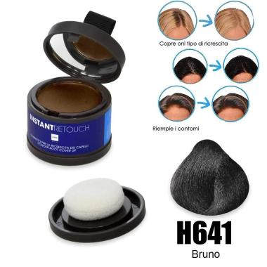 Labor instantretouch ombretto per la ricrescita dei capelli colore bruno
