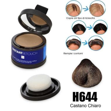 Labor instantretouch ombretto per la ricrescita dei capelli colore castano chiaro
