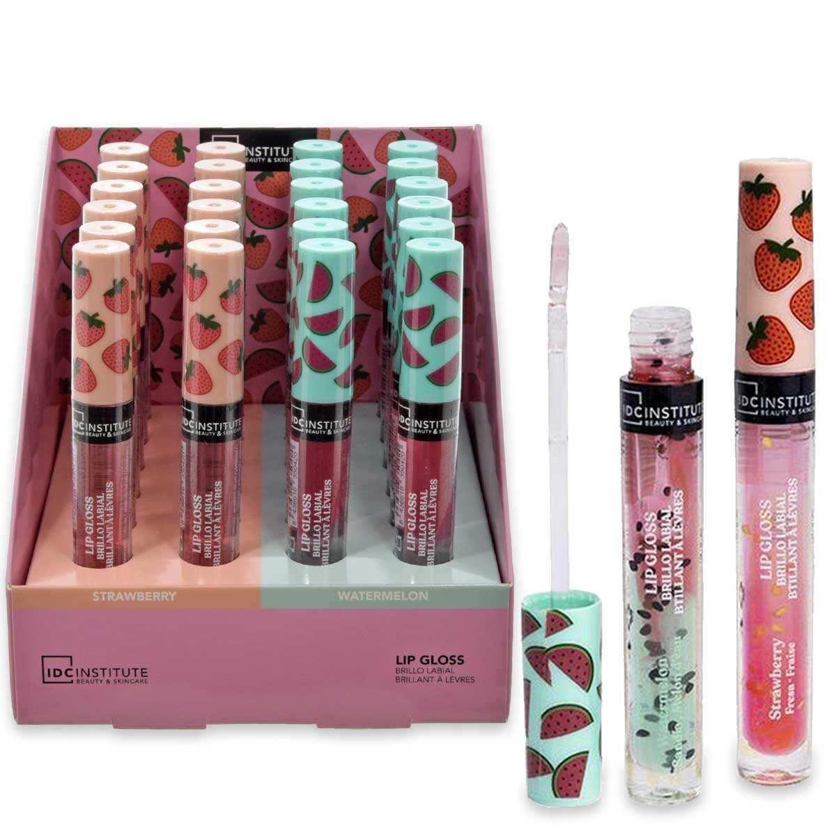 Idc institute watermelon & strawberry lip gloss