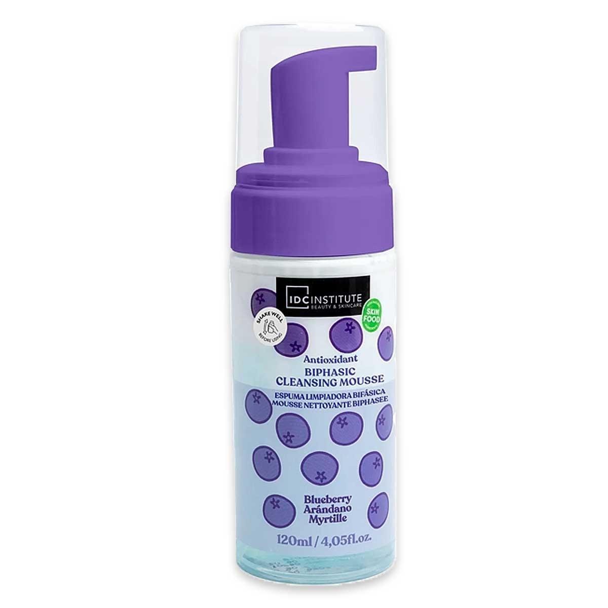 IDC SKIN FOOD FACE CLEANSER MOUSSE 120ml BLUEBERRY