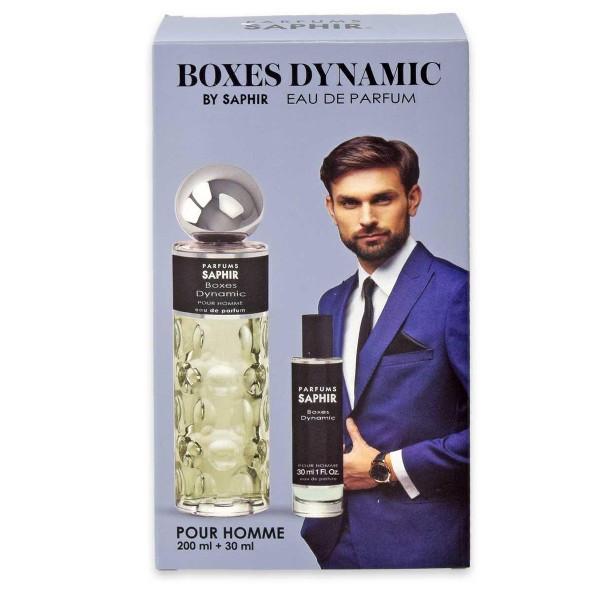 Saphir coffret edp 200 ml + edp 30 ml boxes dynamic